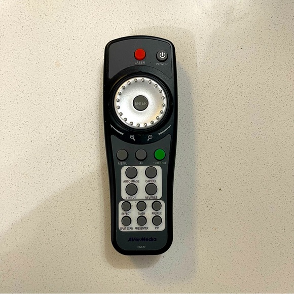 AVer Media RM- KF Remote Control Projector Laser Pointer Black - Picture 1 of 3
